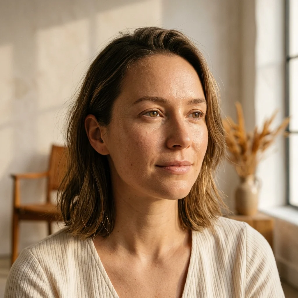 Rostro relajado con piel luminosa y microbioma sano